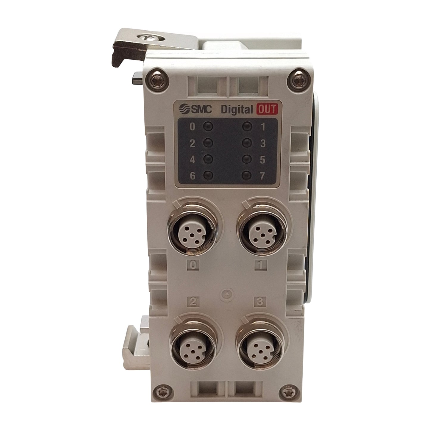 Used SMC EX600-DYPB Fieldbus System Digital Output Unit, 8-Point PNP M12 5-Pin 24VDC