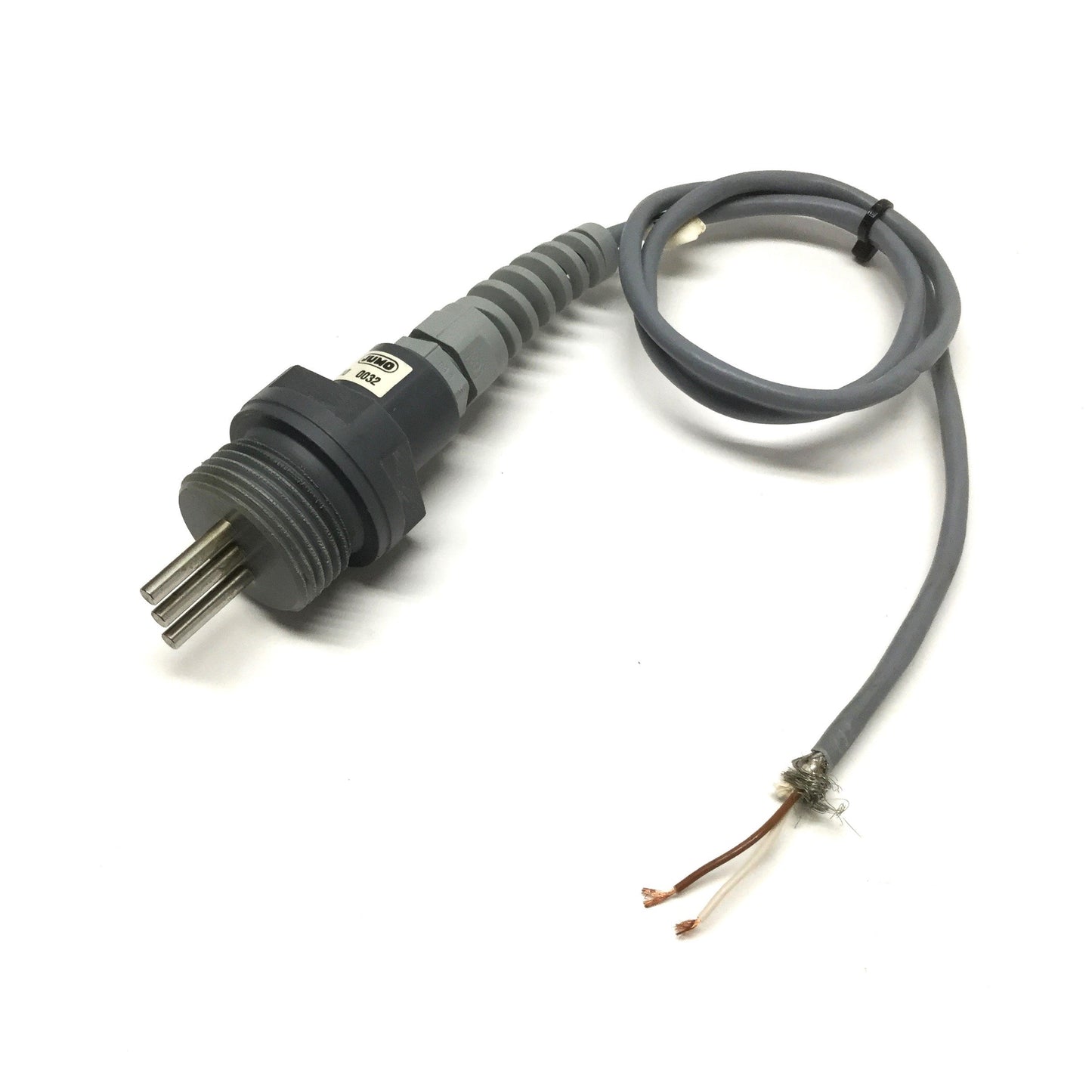 Used JUMO 2EL5-0,1-0-G1A-B Conductivity Sensor, 2-Electrode, G1", PVC, 0-1.0mS/cm