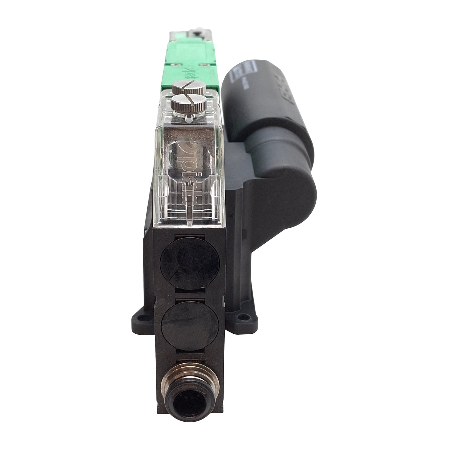 Used Piab PC.F.421.S.CAB.F1P1.1X.8.EM.CCAB piCOMPACT 23 Vacuum Ejector, -90kPa, 24VDC