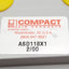 New Compact ASD118X1 Pneumatic Cylinder ø1-1/8in Bore, 1in Stroke, 1/8in NPT, 250psi