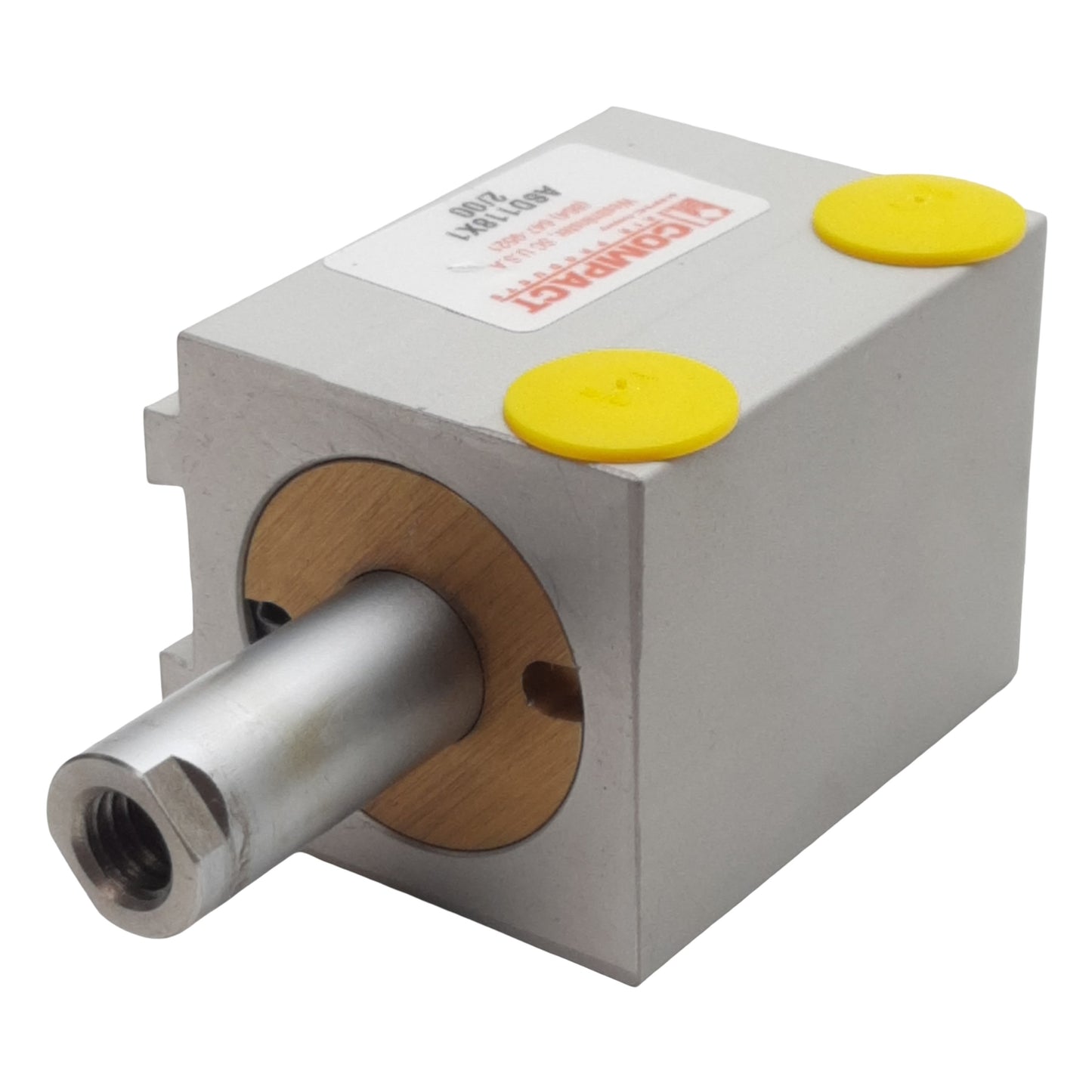 New Compact ASD118X1 Pneumatic Cylinder ø1-1/8in Bore, 1in Stroke, 1/8in NPT, 250psi