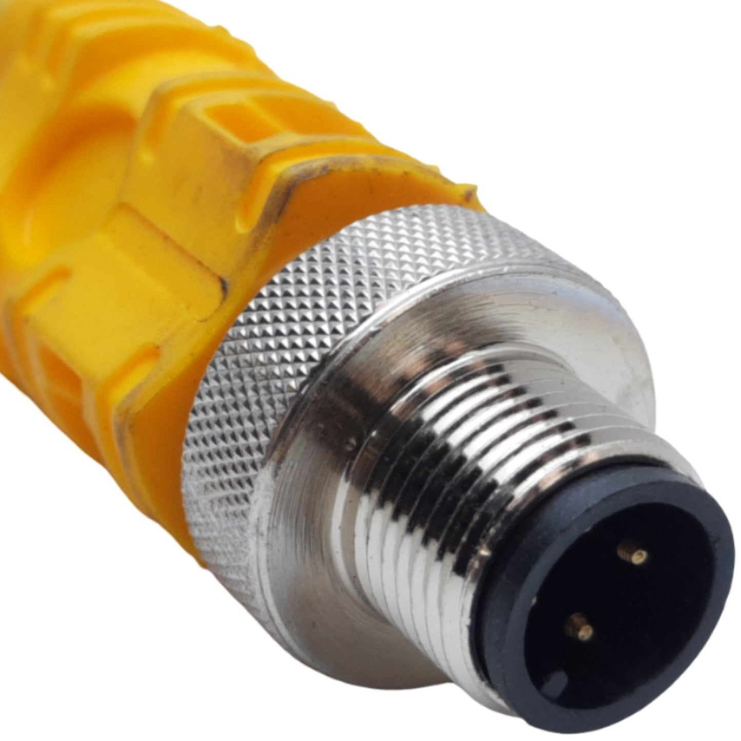 Used Turck VBRS 4.4-2PSG 3M-0.5/0.5 2-Branch Splitter Cable, 4-pin M12 Eurofast Male
