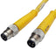 Used Turck VBRS 4.4-2PSG 3M-0.5/0.5 2-Branch Splitter Cable, 4-pin M12 Eurofast Male