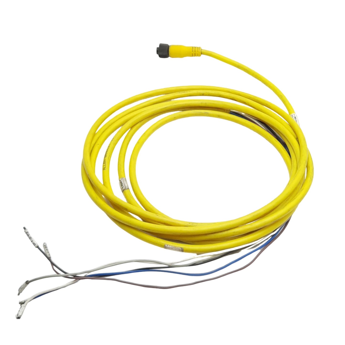 Used Allen Bradley 889D-F5AC-10 Micro Cordset, M12 5-Pin Female to Leads, 13ft