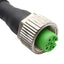 Used Lot of 4 Automation Direct CD12M-0B-070-A1 Sensor Cable, M12 4-Wire Female, 2m