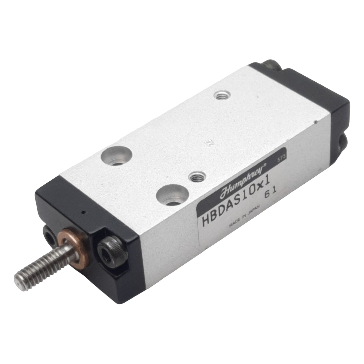 Used Humphrey HBDAS10X1 Pneumatic Cylinder, ø10mm Bore, 1in Stroke, M3, 100psi
