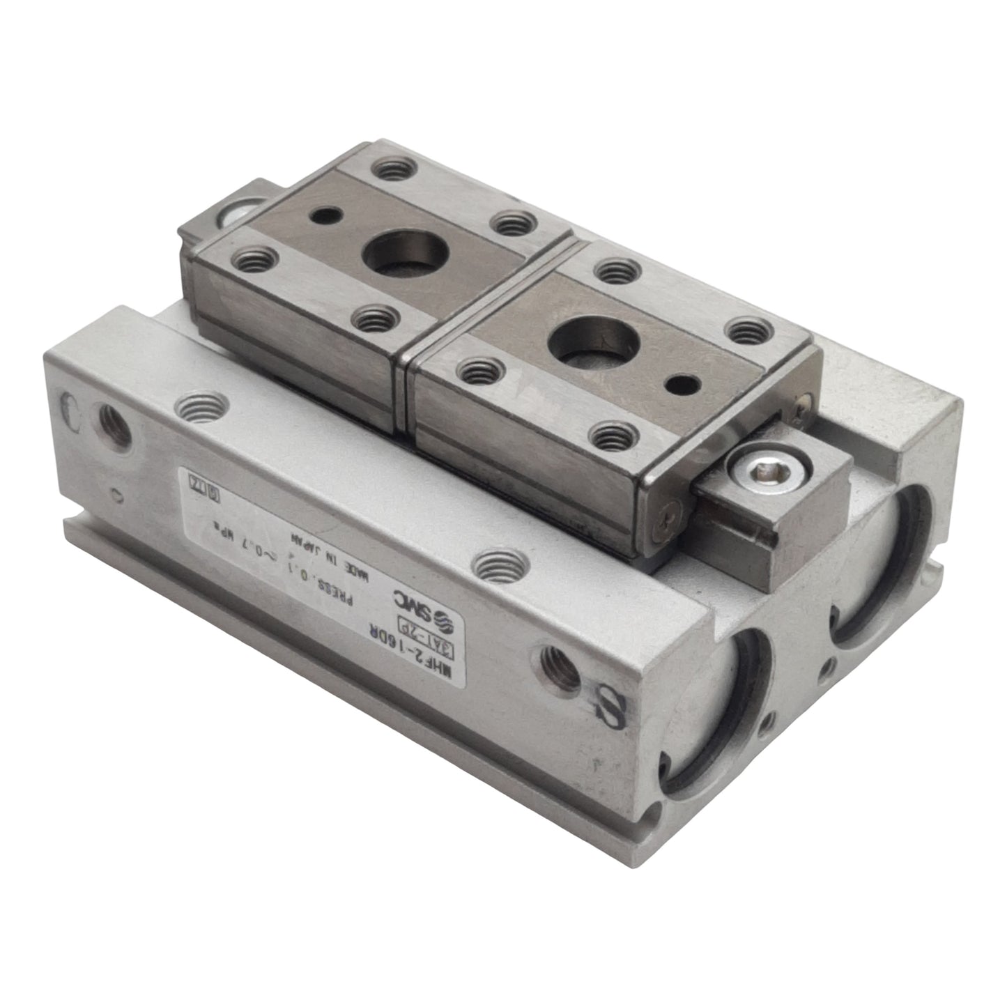 Used SMC MHF2-16DR Pneumatic Gripper, ø16mmm Bore, 16mm Stroke, 90N, M5, 0.1-0.7MPa