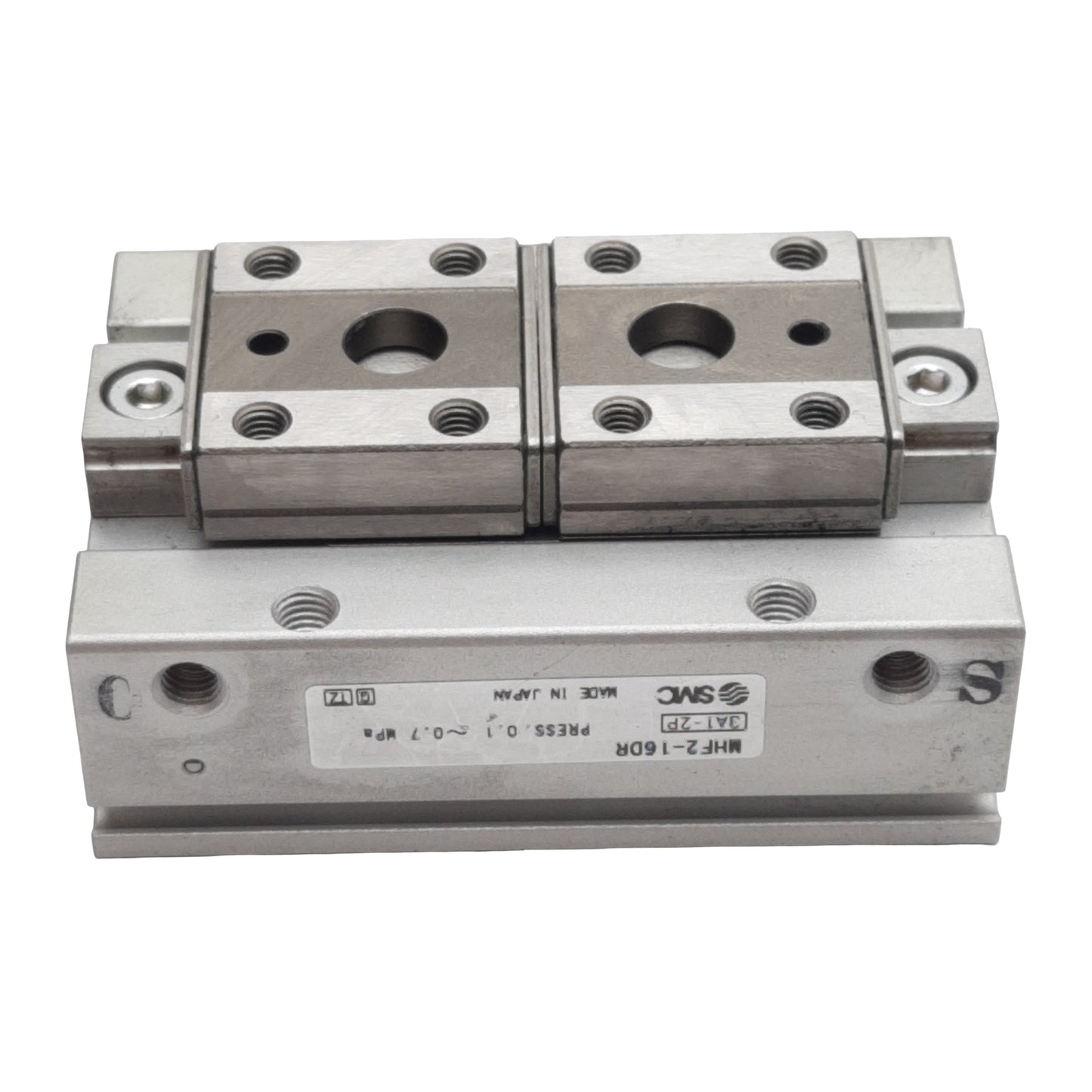 Used SMC MHF2-16DR Pneumatic Gripper, ø16mmm Bore, 16mm Stroke, 90N, M5, 0.1-0.7MPa