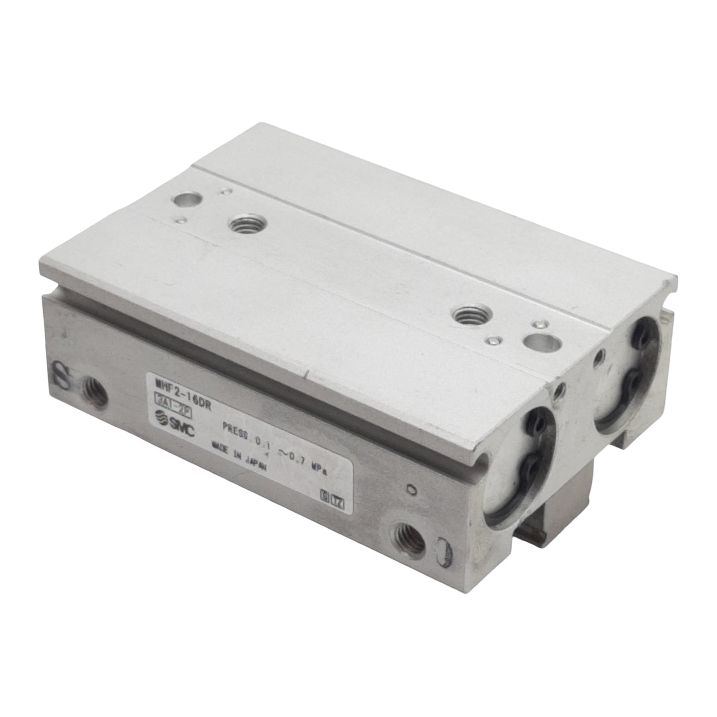 Used SMC MHF2-16DR Pneumatic Gripper, ø16mmm Bore, 16mm Stroke, 90N, M5, 0.1-0.7MPa