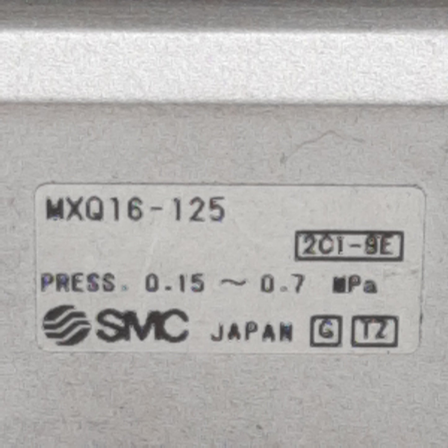 Used SMC MXQ16-125 Pneumatic Slide Table, ø16mm Bore, 125mm Stroke, M5, 0.15-0.7MPa