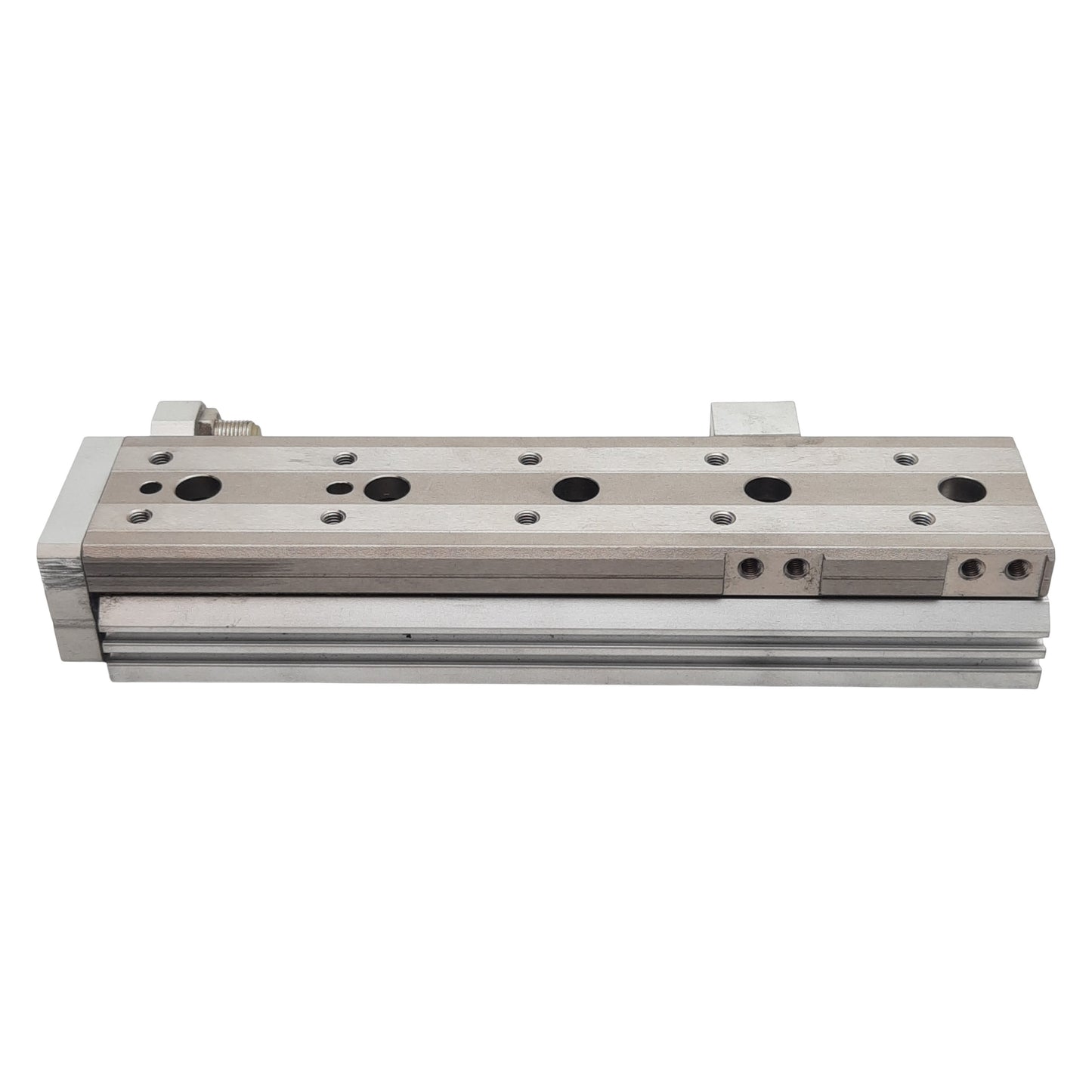 Used SMC MXQ16-125 Pneumatic Slide Table, ø16mm Bore, 125mm Stroke, M5, 0.15-0.7MPa