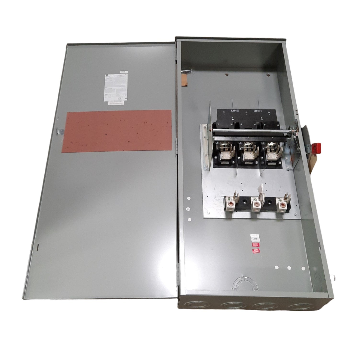 New – Open box ABB TH3365R Enclosed Disconnect Switch 3-Pole, 600VAC/250VDC 400A, 53 x 22 x 8in
