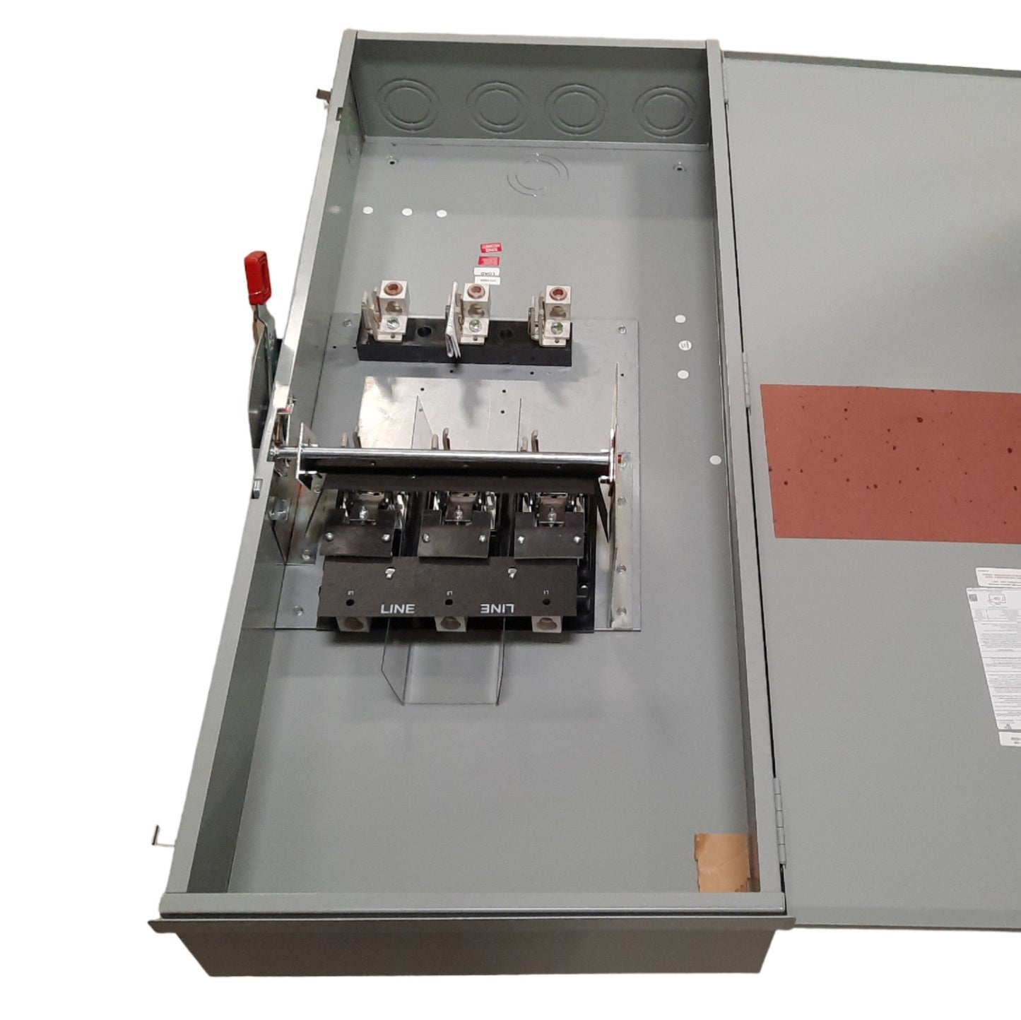 New – Open box ABB TH3365R Enclosed Disconnect Switch 3-Pole, 600VAC/250VDC 400A, 53 x 22 x 8in
