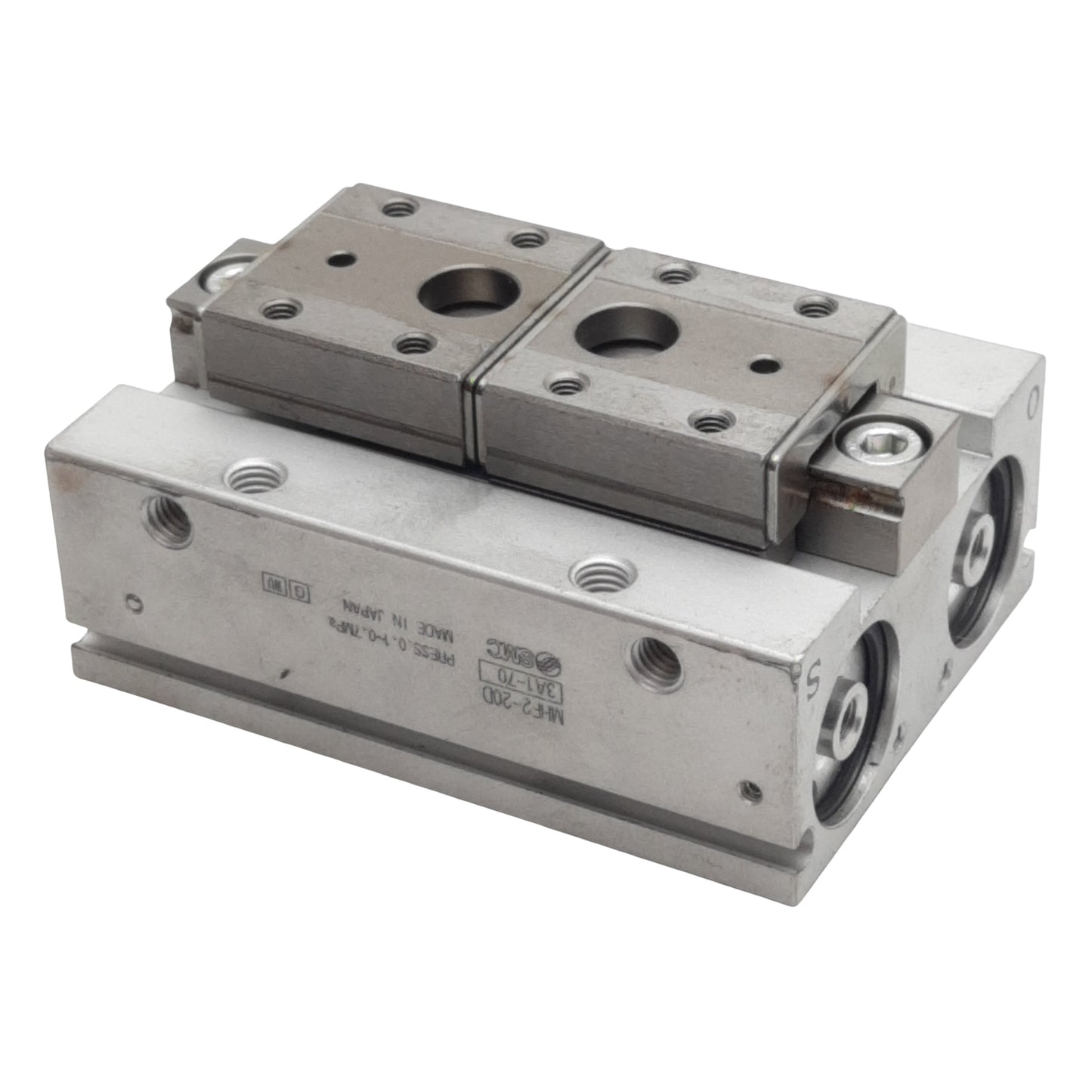 Used SMC MHF2-20D Pneumatic Gripper, ø20mm Bore, 20mm Stroke, 141N, M6, 0.1-0.7MPa