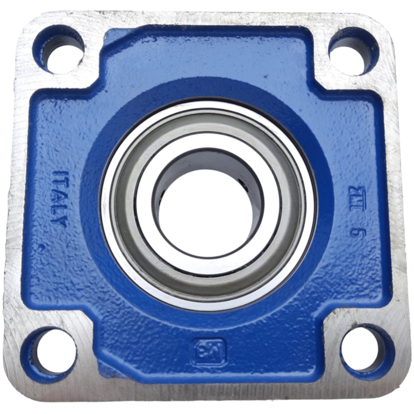 Used SKF F4B 108-RM Set Screw Locking 4-Bolt Square Flange Bearing Unit, ø1-1/2"