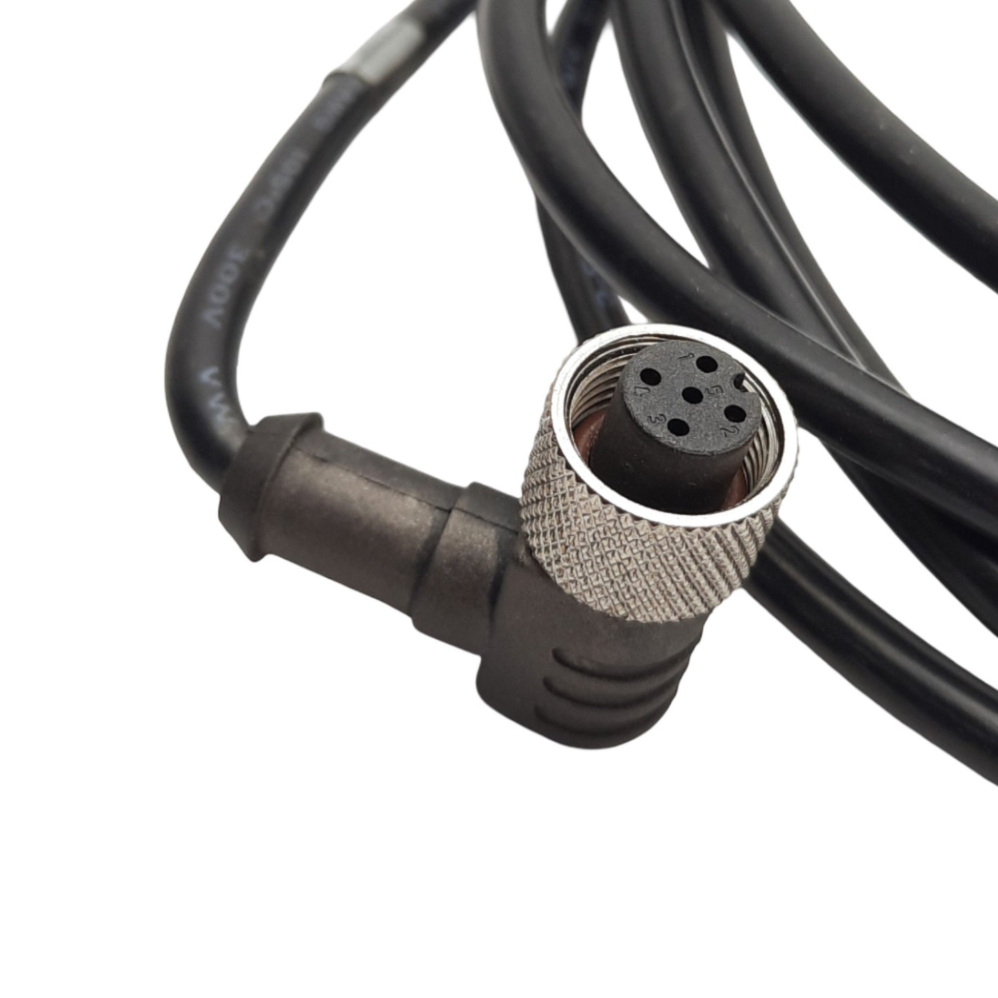 Used Lot of 2 Banner MQDC-415RA Euro-Style Cable, Right-Angle, M12 4-Pin, 2.5m
