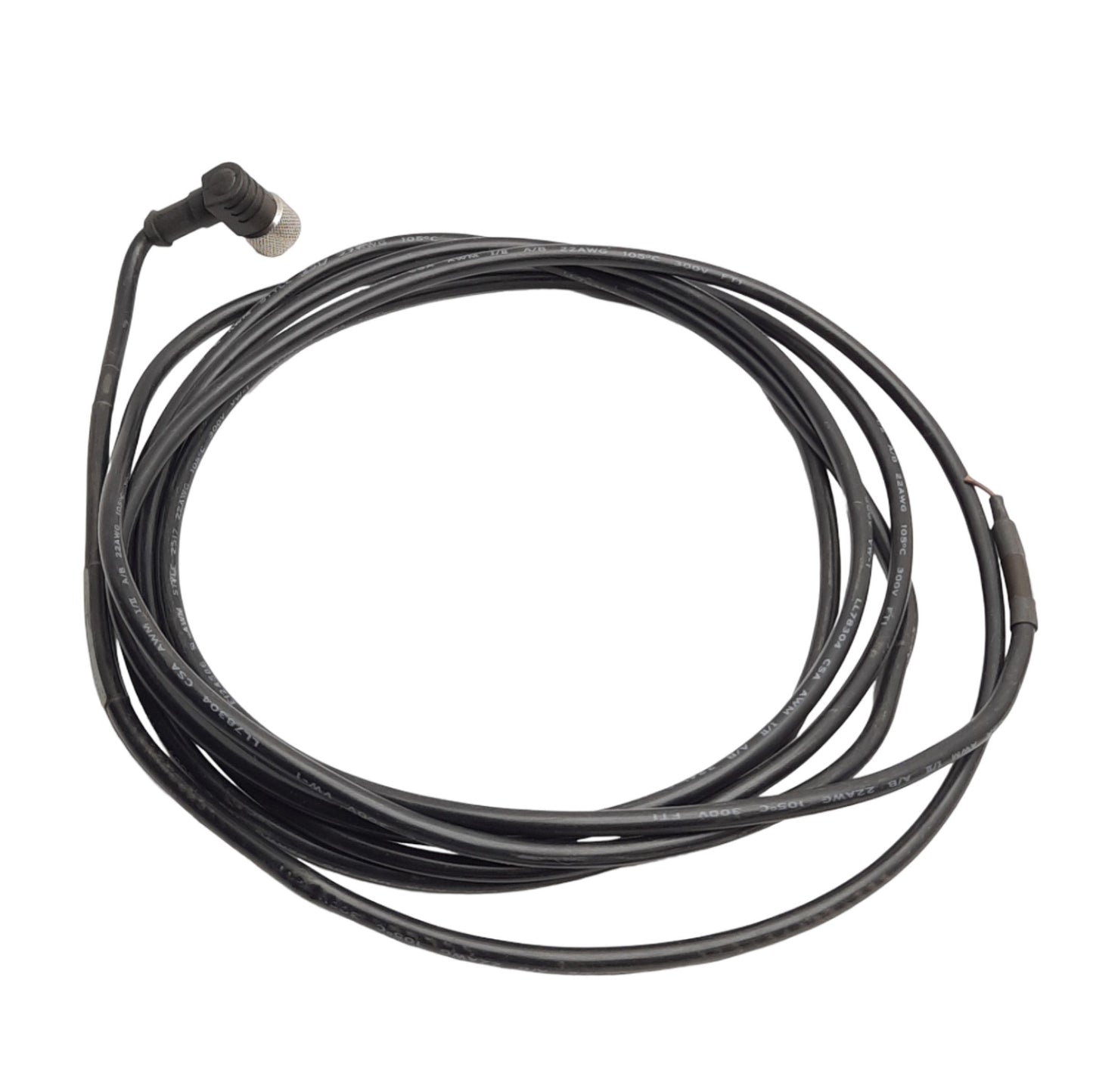 Used Lot of 2 Banner MQDC-415RA Euro-Style Cable, Right-Angle, M12 4-Pin, 2.5m