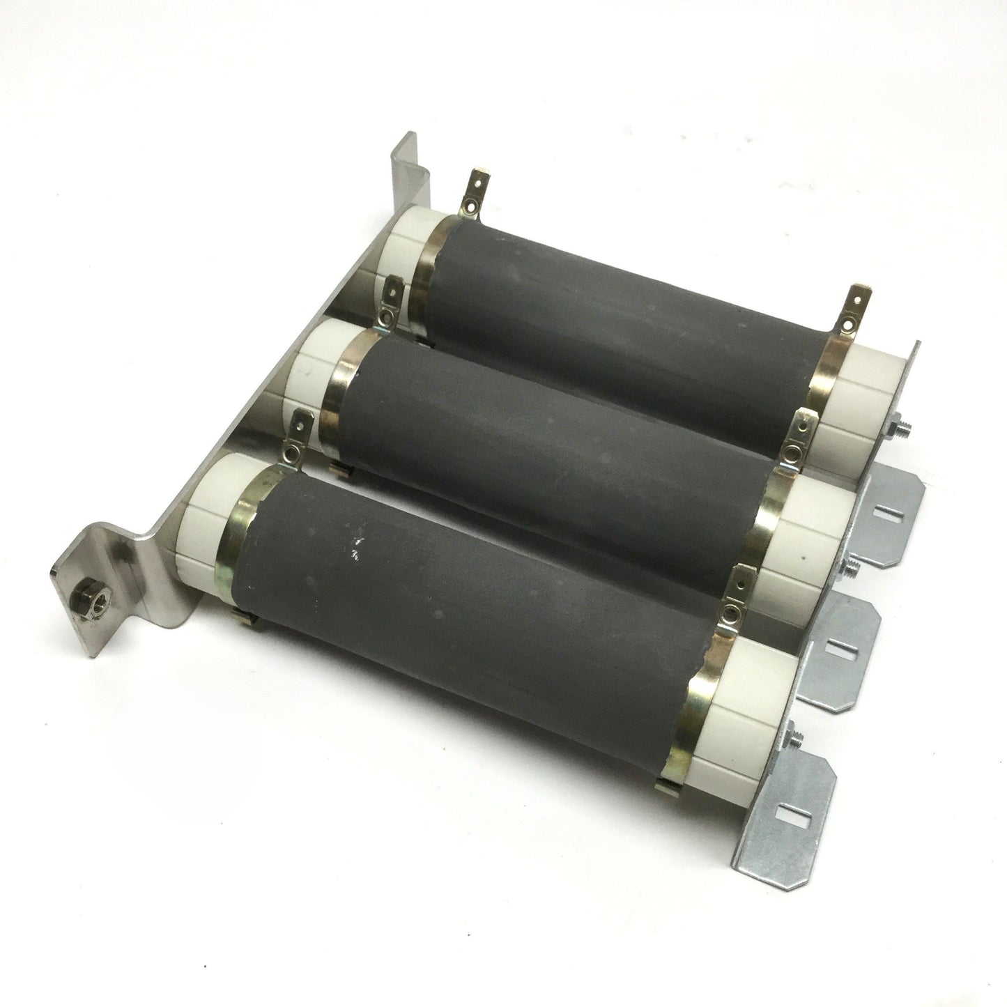 Used Lot of 3 Frizlen FZW160X45S-1,8KΩ5 Wirewound Tubular Resistors 150W, 1.8kOhm