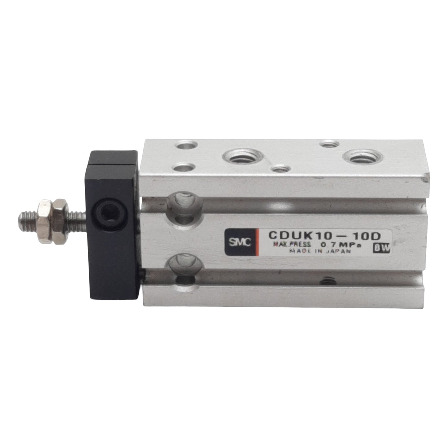 Used SMC CDUK10-10D Pneumatic Cylinder, ø10mm Bore, 10mm Stroke, M5, 0.7MPa