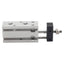 Used SMC CDUK10-10D Pneumatic Cylinder, ø10mm Bore, 10mm Stroke, M5, 0.7MPa