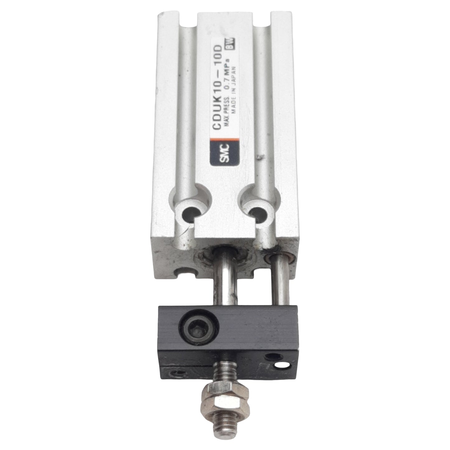 Used SMC CDUK10-10D Pneumatic Cylinder, ø10mm Bore, 10mm Stroke, M5, 0.7MPa