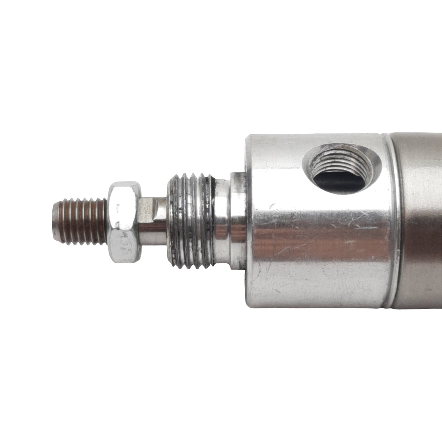 Used Bimba M-091-D Pneumatic Cylinder, ø1-1/16in Bore, 1in Stroke, 1/8in NPT, 250psi