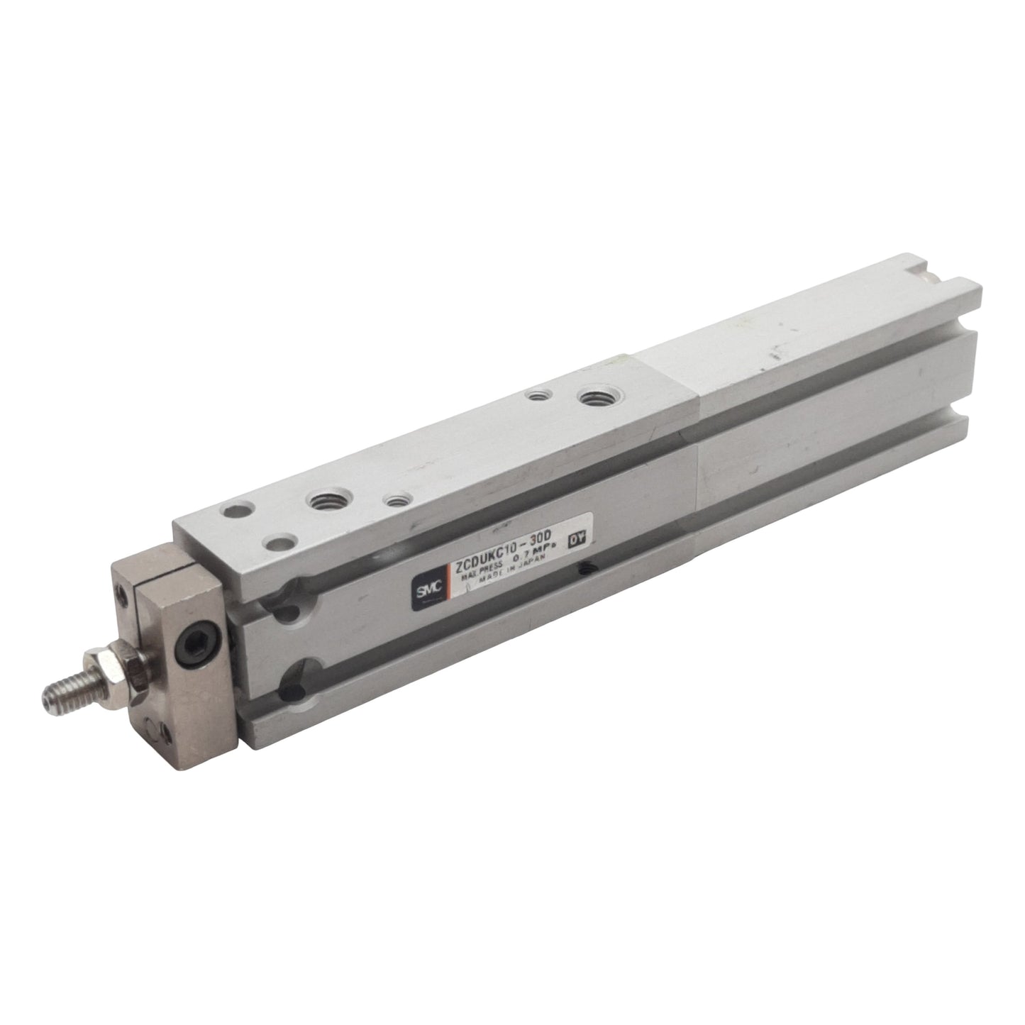 Used SMC ZCDUKC10-30D Pneumatic Cylinder, ø10mm Bore, 30mm Stroke, M5, 0.7MPa