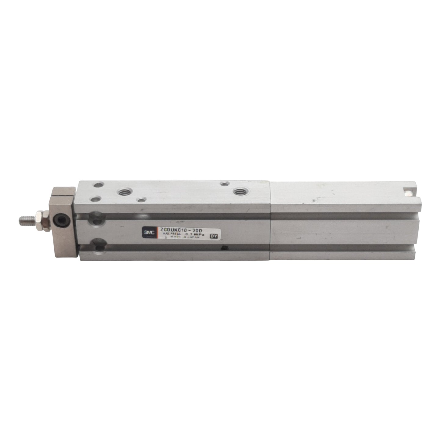 Used SMC ZCDUKC10-30D Pneumatic Cylinder, ø10mm Bore, 30mm Stroke, M5, 0.7MPa