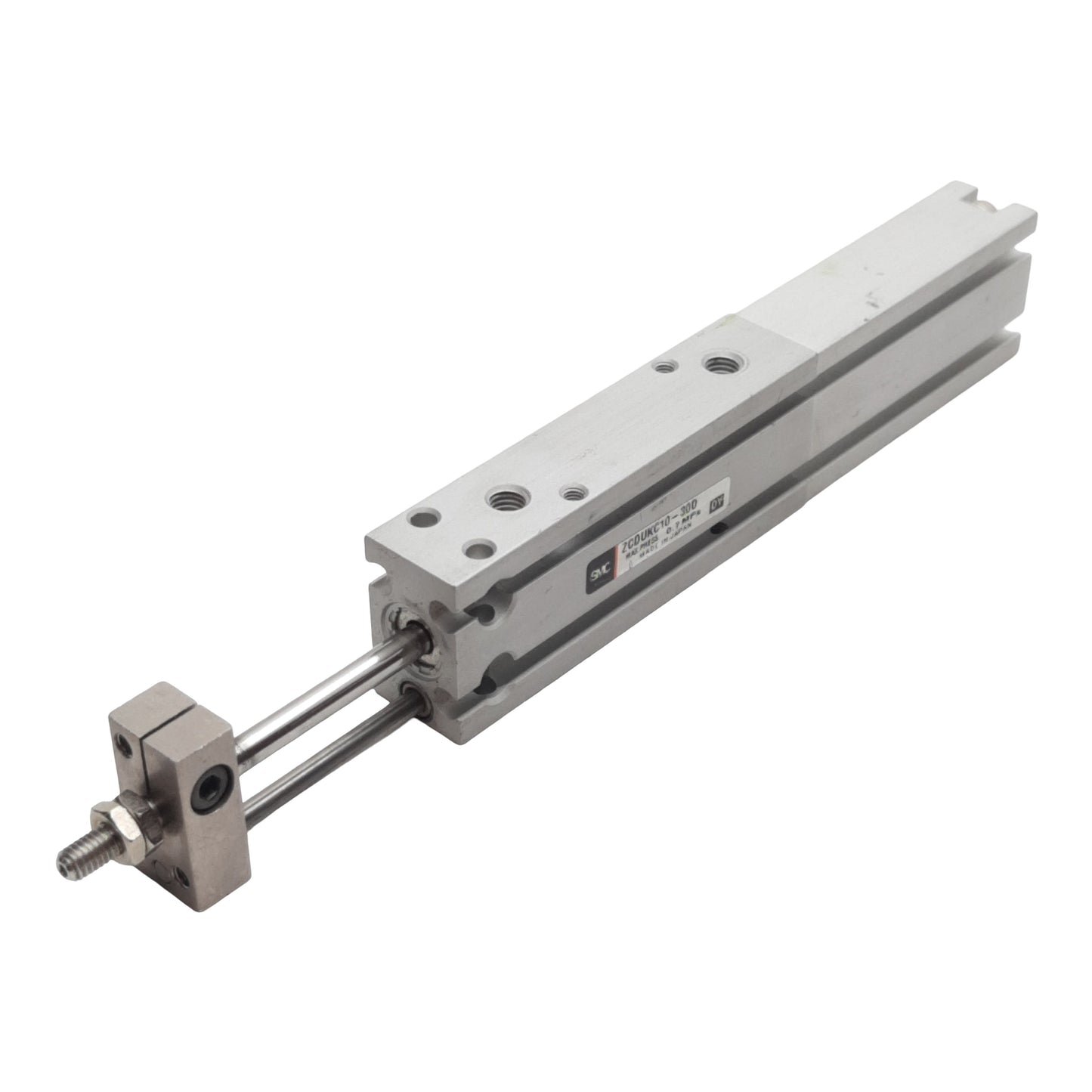 Used SMC ZCDUKC10-30D Pneumatic Cylinder, ø10mm Bore, 30mm Stroke, M5, 0.7MPa