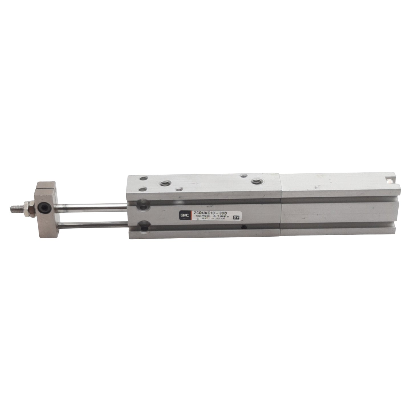 Used SMC ZCDUKC10-30D Pneumatic Cylinder, ø10mm Bore, 30mm Stroke, M5, 0.7MPa