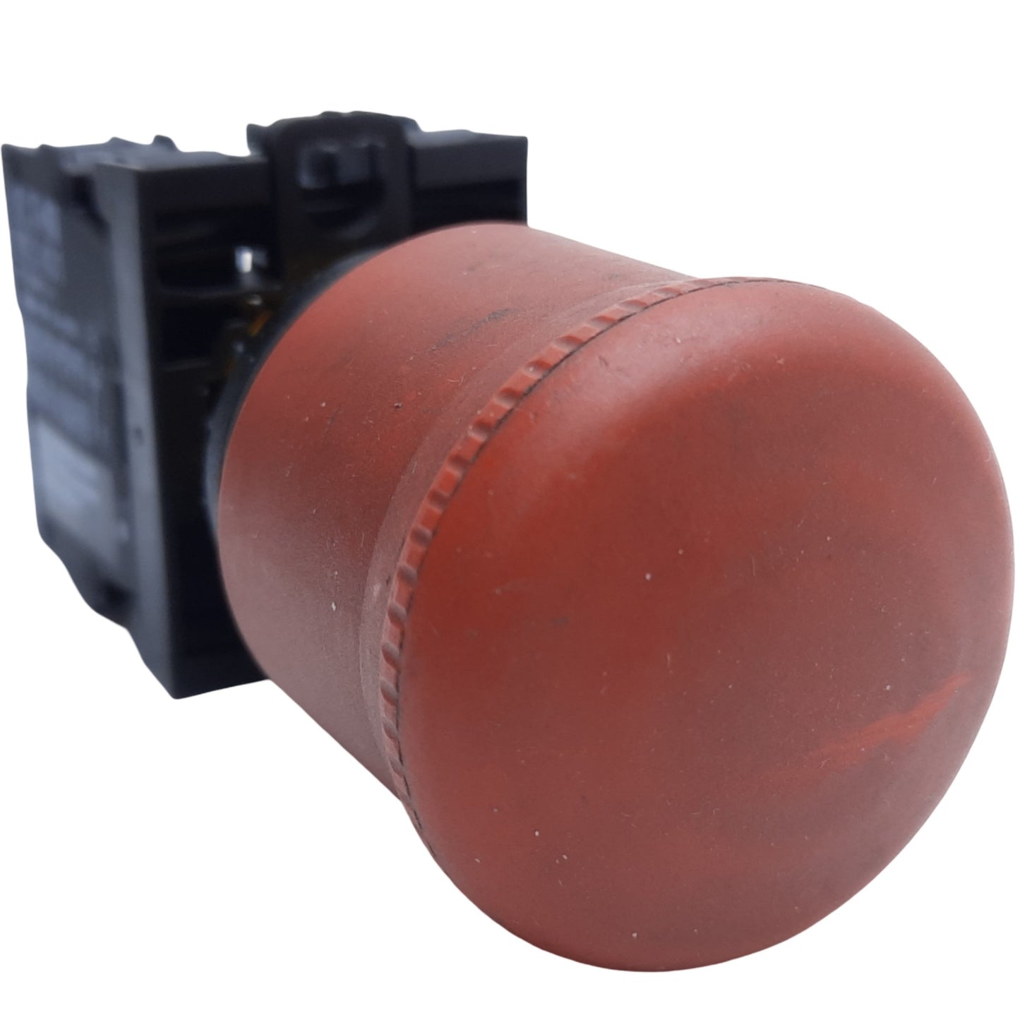 Used Eaton Moeller M22-PV-K01 Emergency Stop Push Button, 1 N.C, ø22mm, 600VAC at 5A
