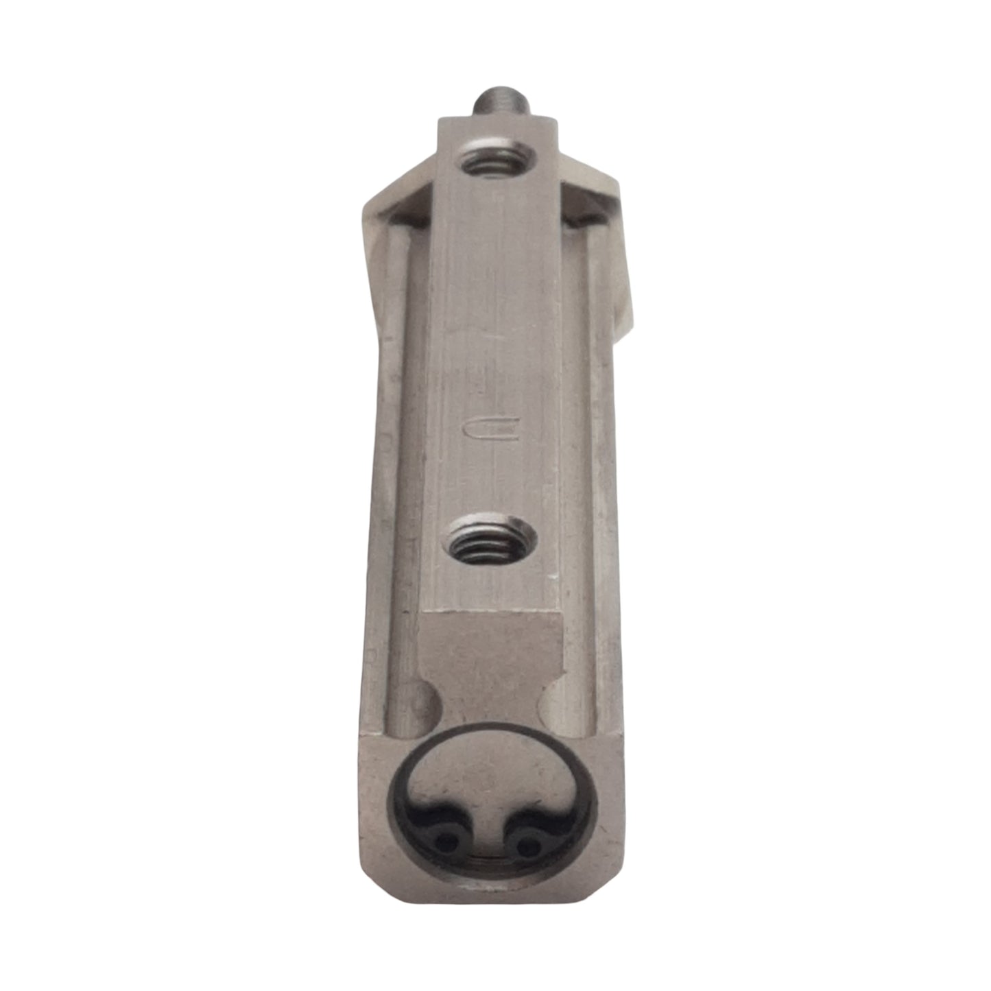 Used SMC NCDJPB10-100D Pneumatic Pin Cylinder ø3/8in Bore, 1in Stroke, #10-32, 100psi