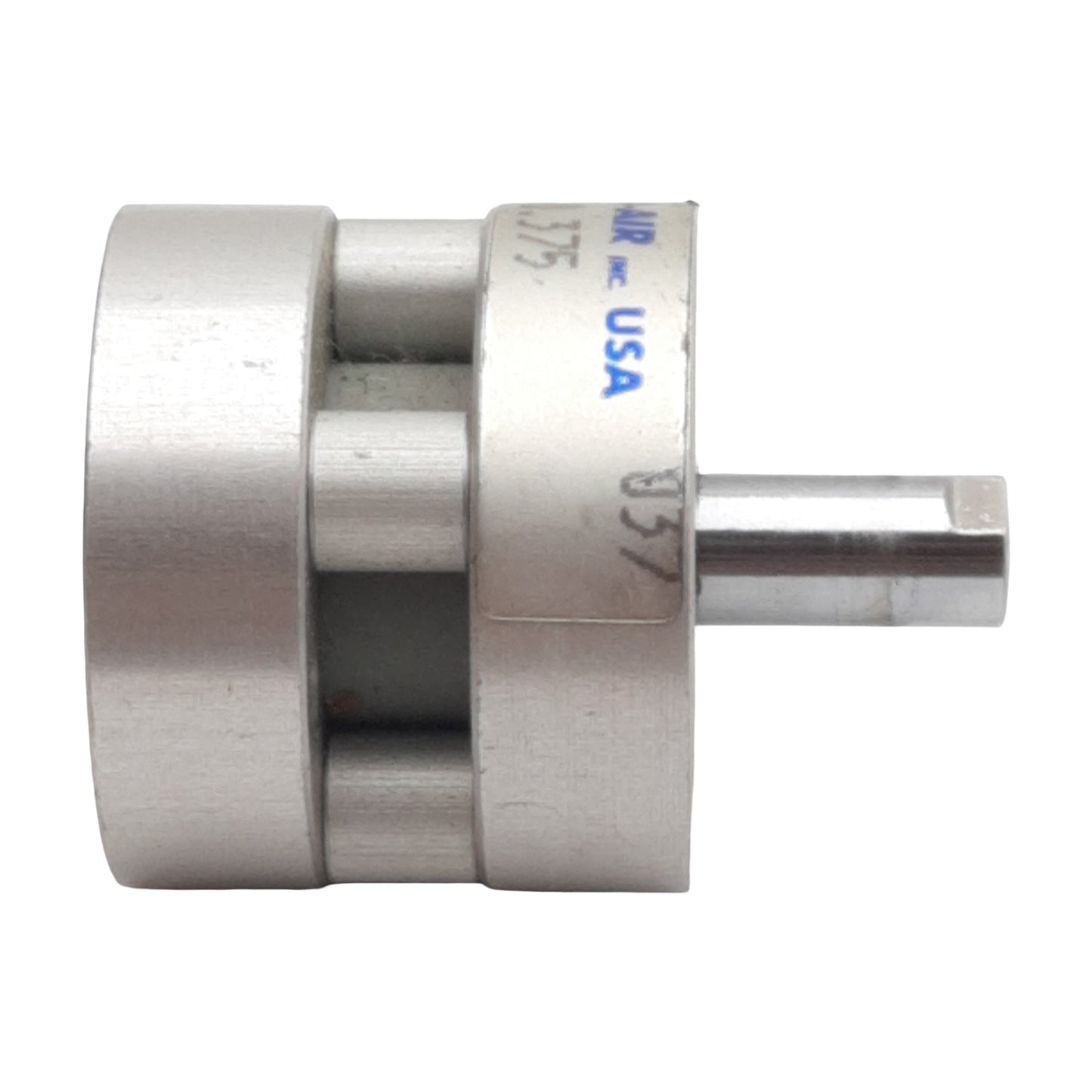 Used Fabco-Air PSD1-0.375 Pneumatic Cylinder, ø1/2" Bore, 3/8" Stroke, #10-32, 200psi