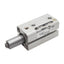 Used SMC MKB12-10L Rotary Clamp Cylinder, ø12mm Bore, 10mm Stroke, M5, 1.0MPa Max