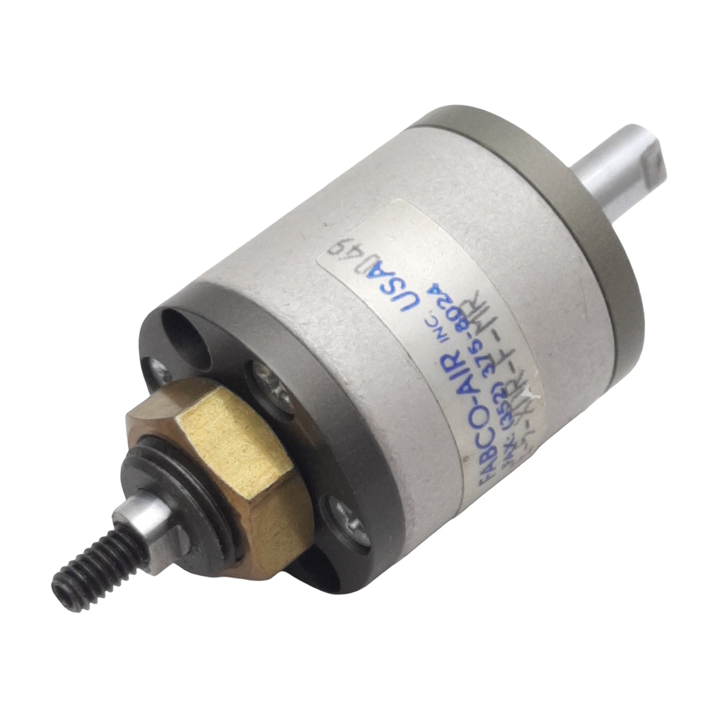 Used Fabco-Air E-5-XDR-F-MR Pneumatic Cylinder ø1/2" Bore, 1/2" Stroke, #10-32 250psi
