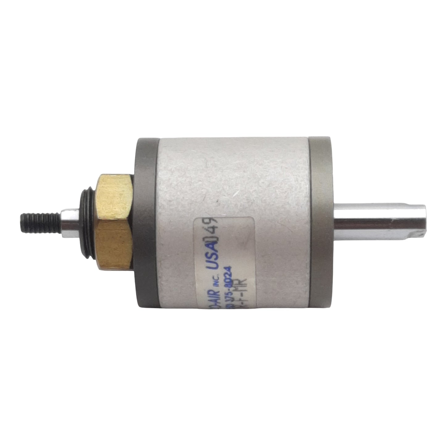 Used Fabco-Air E-5-XDR-F-MR Pneumatic Cylinder ø1/2" Bore, 1/2" Stroke, #10-32 250psi