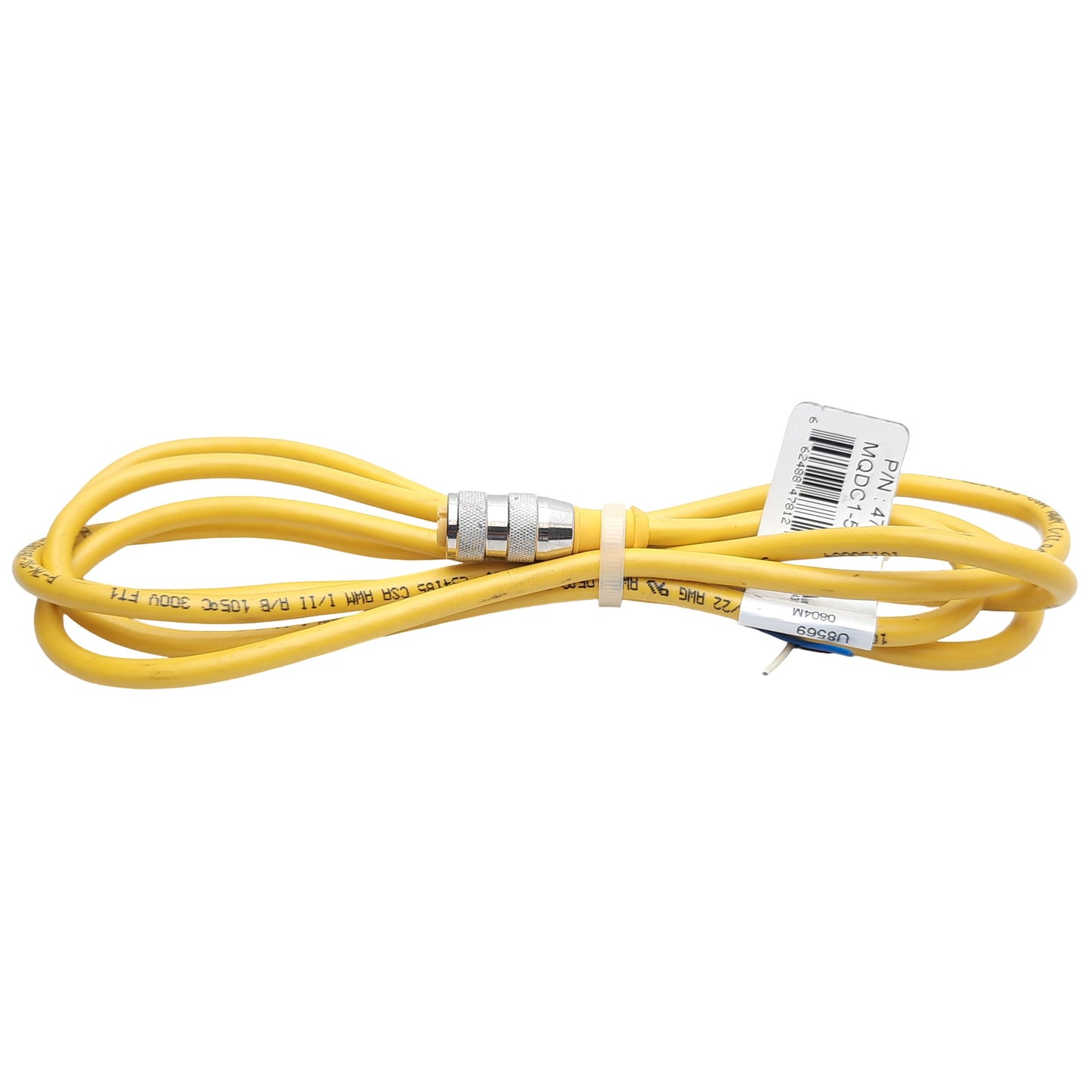 Used Banner MQDC1-515 Quick Disconnect Cable, M12 5-Pin to Flying Leads, 2m