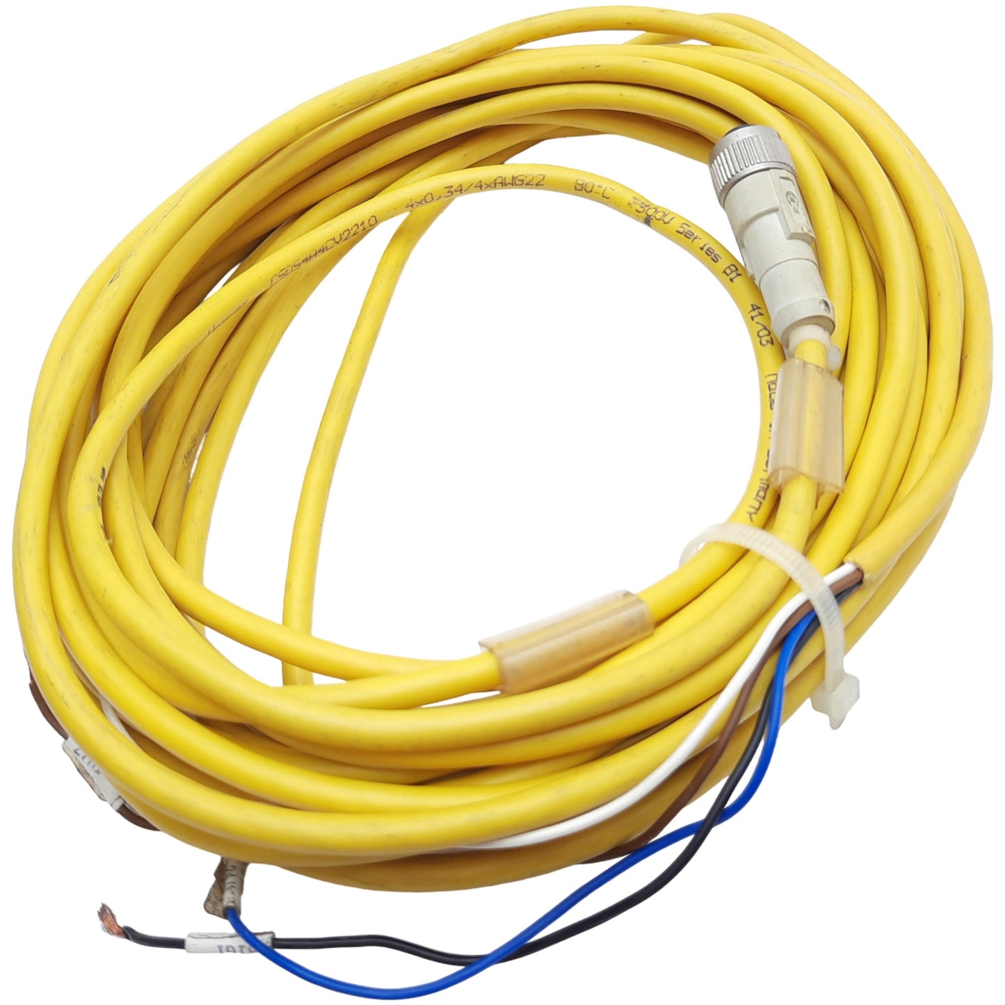 Used Eaton Moeller CSDS4A4CY2210 Photoelectric Sensor Micro-Cordset, 4-Pin 22AWG, 9m