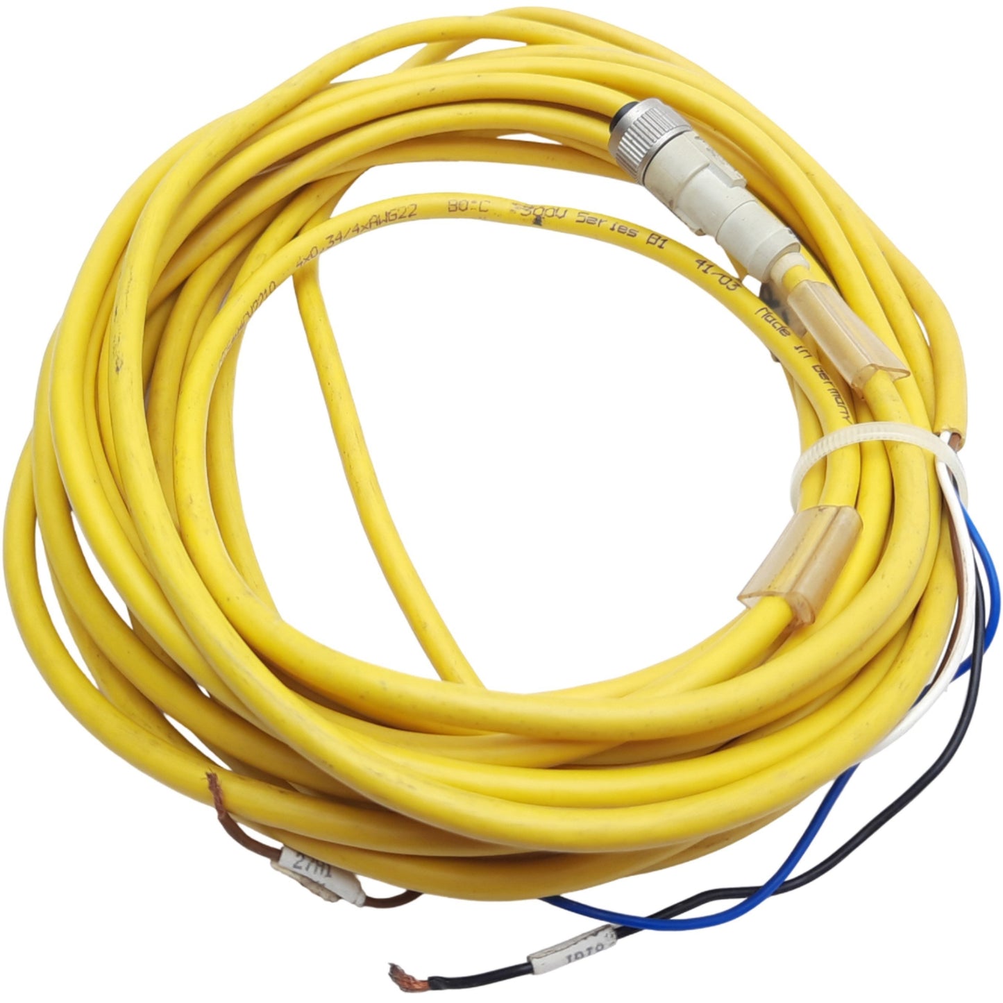 Used Eaton Moeller CSDS4A4CY2210 Photoelectric Sensor Micro-Cordset, 4-Pin 22AWG, 9m