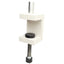 Used Microscope C-Clamp Articulating Arm Mount, For Desks, ø1/2in Post