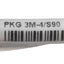 Used Lot of 2 Turck PKG 3M-4/S90 Picofast Cordset Cable 3-Pin, 125V 4A, 2m Long