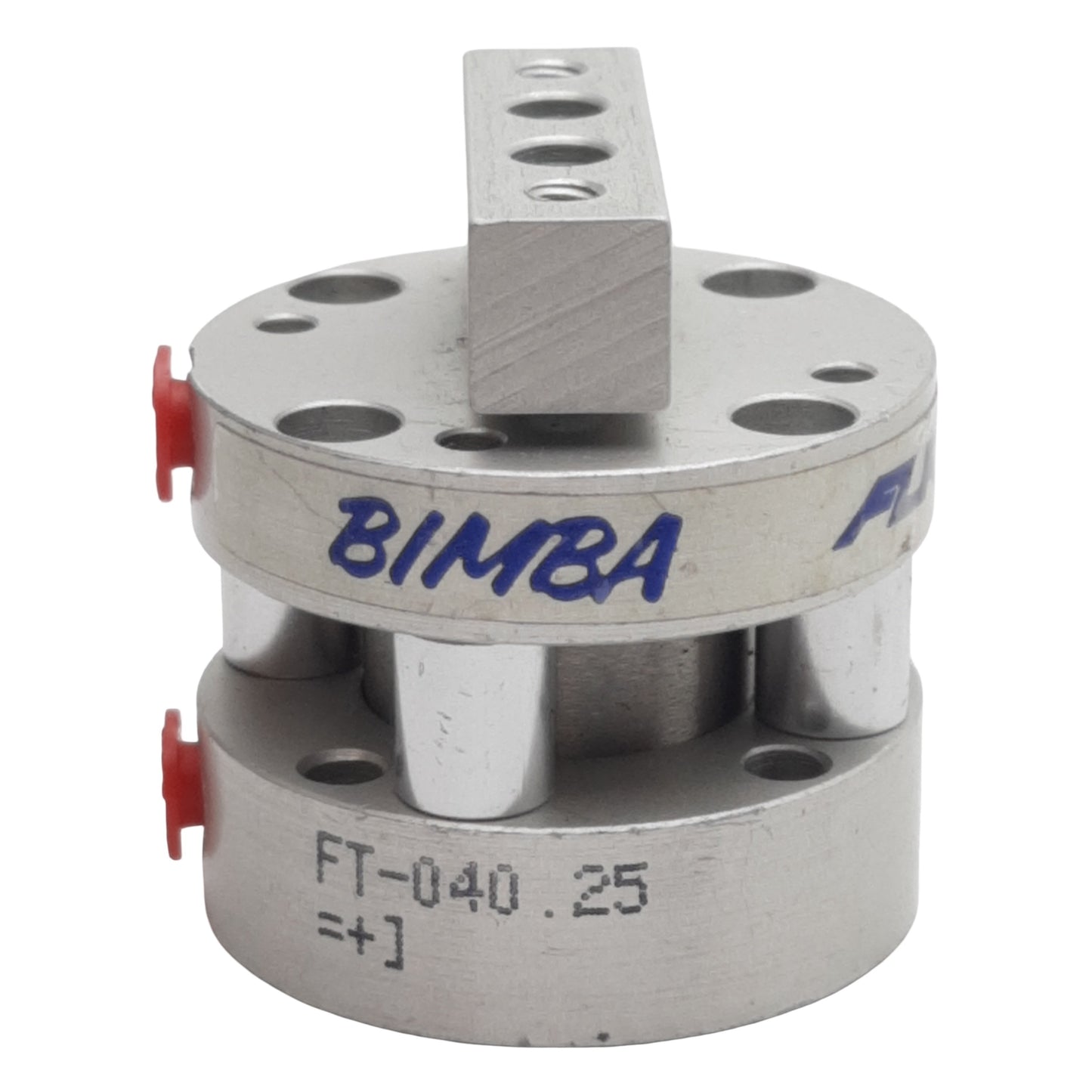 Used Bimba FT-040.25 FLAT-II Pneumatic Cylinder, ø3/4in Bore, 1/4in Stroke, #10-32