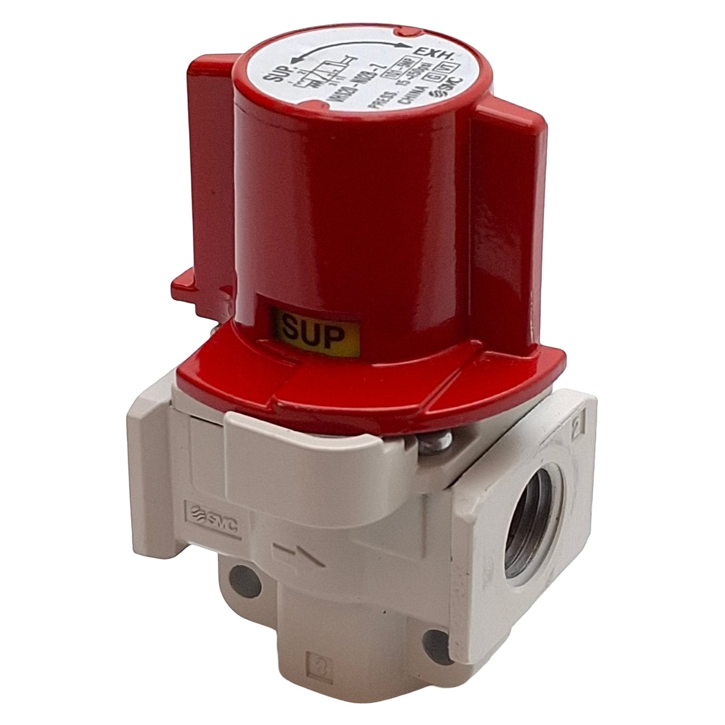Used SMC VHS20-N02B-Z Single Action Pressure Relief Valve, 15-150psi, 1/4in NPT Ports