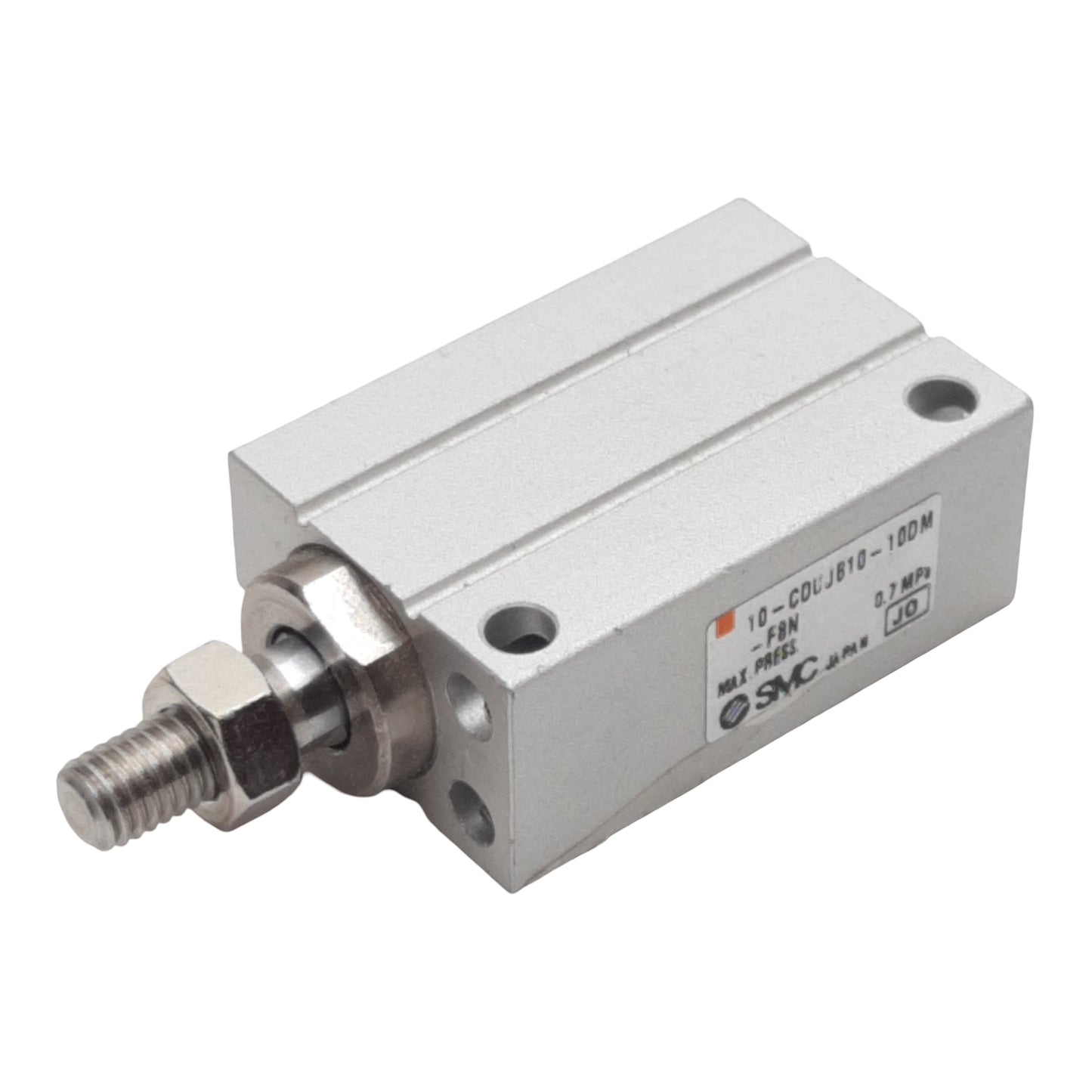 Used SMC 10-CDUJB10-10DM-F8N Free-Mount Cylinder, ø10mm Bore, 10mm Stroke, M3, 0.7MPa