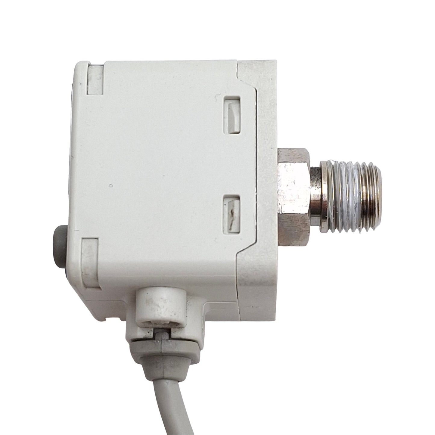 Used SMC ISE40A-01-V Digital Pressure Switch -0.1~1.0MPa PNP M8 3-Pin 12-24VDC 1/8NPT