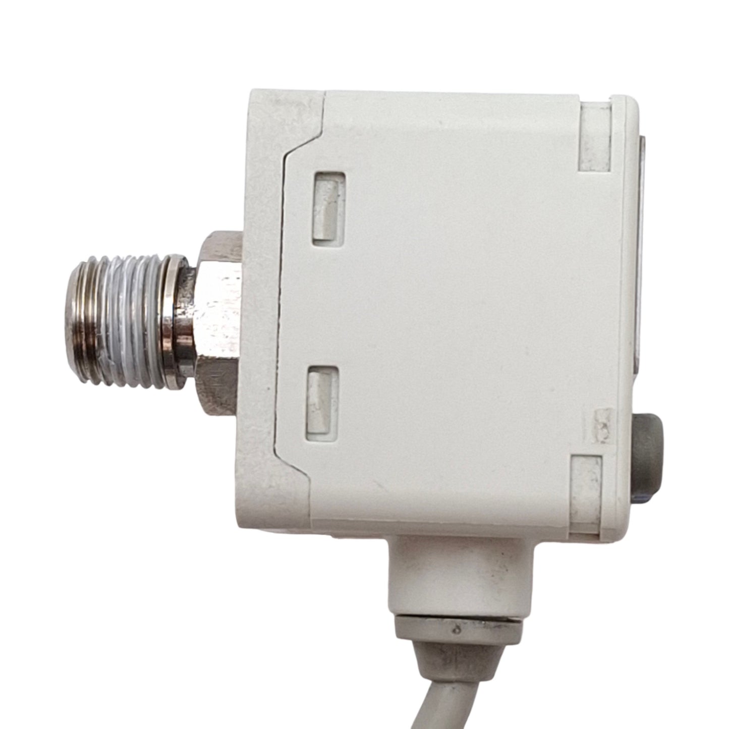 Used SMC ISE40A-01-V Digital Pressure Switch -0.1~1.0MPa PNP M8 3-Pin 12-24VDC 1/8NPT