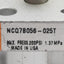 Used SMC NCQ7B056-025T Pneumatic Cylinder, ø0.56in Bore, 0.25in Stroke, M5, 1.37MPa