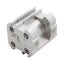 Used SMC NCQ7B056-025T Pneumatic Cylinder, ø0.56in Bore, 0.25in Stroke, M5, 1.37MPa