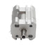 Used SMC NCQ7B056-025T Pneumatic Cylinder, ø0.56in Bore, 0.25in Stroke, M5, 1.37MPa