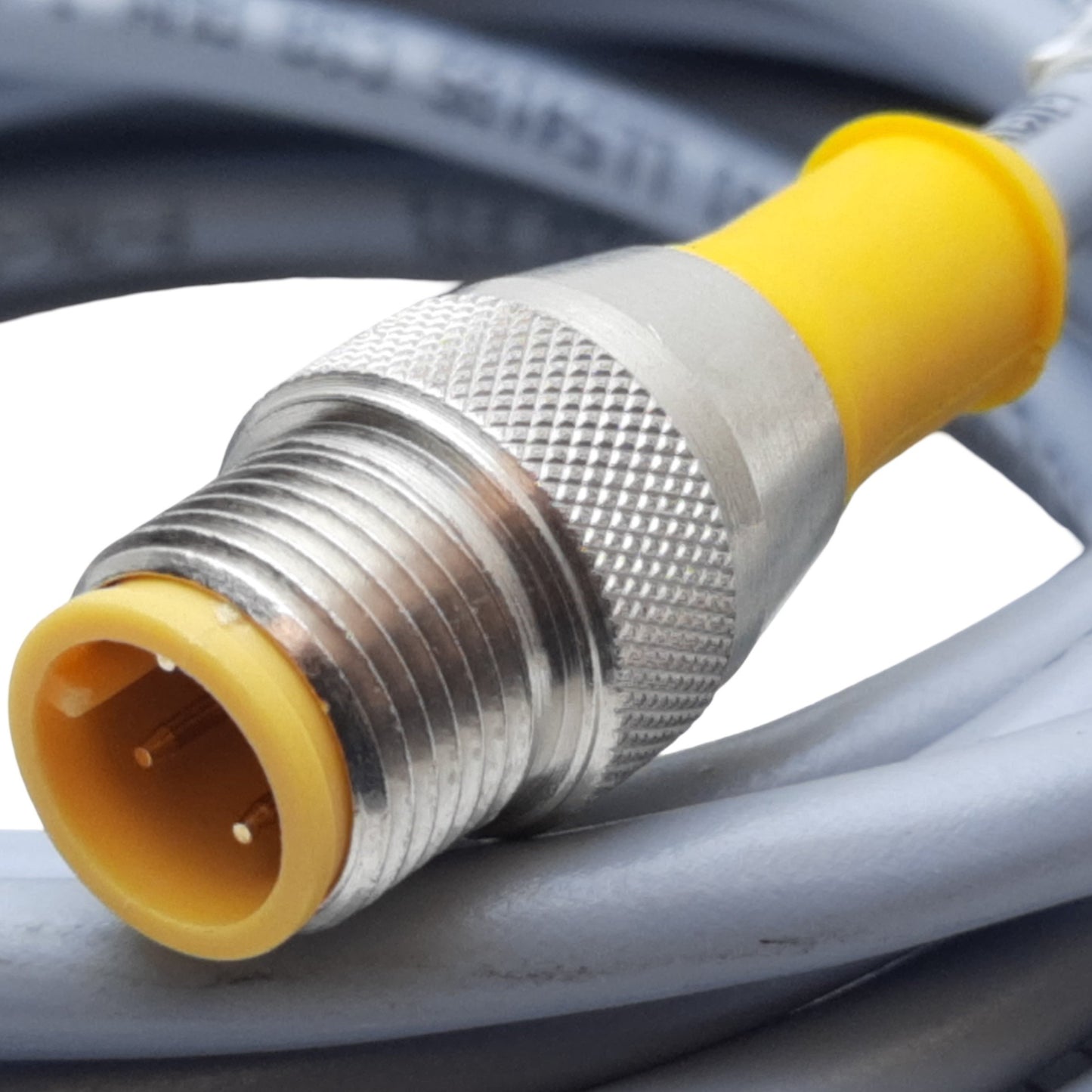 Used Turck RS 4.4T-6 Actuator Sensor Cable M12 Male Straight 4-Pin to Single End, 4m